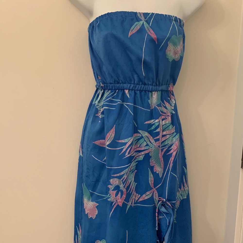 Vintage 60's Waltah Clarke's Hawaiian tiki dress